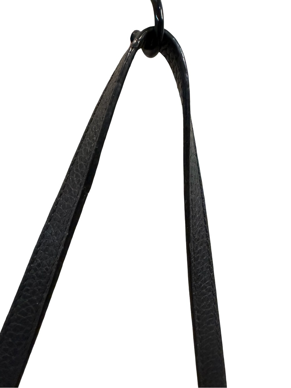 Kate Spade | Classic Messenger Black Leather Crossbody Bag with Tassel - Picture 4 of 9